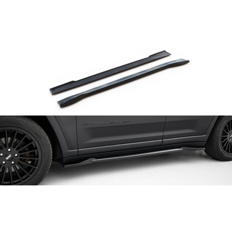 Бодикит и визуални аксесоари MAXTON DESIGN дифузьори за прагове на Jeep Grand Cherokee Trailhawk Mk5, гланц черен | race-shop.bg