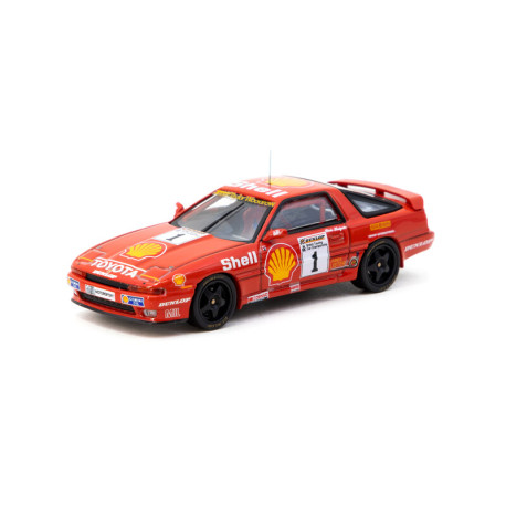 Модели автомобили Tarmac Works 1/64 - Toyota Supra Turbo (MA70) | BTCC 1988 - Chris Hodgetts | race-shop.bg