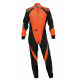 CIK-FIA child race suit OMP KS-3X, black/fluo orange