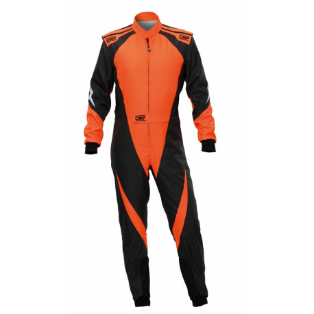 Гащеризони CIK-FIA child race suit OMP KS-3X, black/fluo orange | race-shop.bg