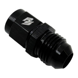 Редуциращ фитинг от неръждаема стомана M12x1 (женски) към AN8 (мъжки) - черен