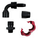 Фитинги 90° PTFE Snap-on fitting AN10 90° - Black | race-shop.bg