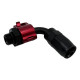 Фитинги 90° PTFE Snap-on монтаж AN6 90° - черен | race-shop.bg