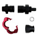 Прави фитинги PTFE Snap-on фитинг AN10 Прав - черен | race-shop.bg