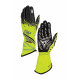 Ръкавици OMP KS-2 ART my2025 (външен шев) жълто/черно