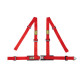 4 точкови предпазни колани OMP ROAD 4M Harness 16-08, червени