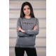 Тениски Дамски пуловер MAXTON DESIGN, сив | race-shop.bg