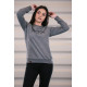Тениски Дамски пуловер MAXTON DESIGN, сив | race-shop.bg