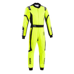 Гащеризон SPARCO THUNDER K48 ADV с FIA, флуор жълто/черно