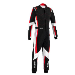 CIK-FIA гащеризон за картинг SPARCO Kerb Advanced K48, черен/червен