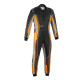 Race child suit SPARCO SUPERLEGGERA-K whith FIA, black/fluo orange
