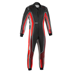 Race suit SPARCO SUPERLEGGERA-K whith FIA, black/red
