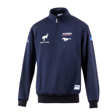Якета и суичъри Sparco Ford Performance Half Zip Суичър, син | race-shop.bg