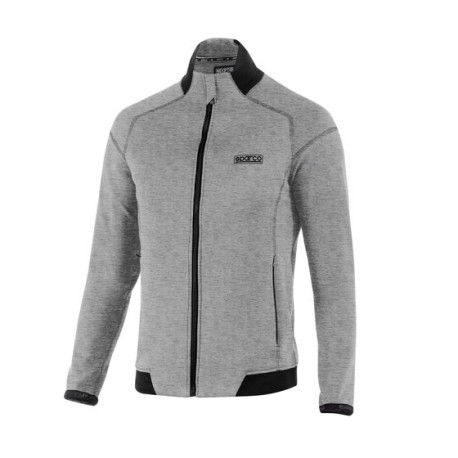 Якета и суичъри Sparco Full Zip Light Суитшърт, сив | race-shop.bg