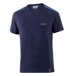 Тениска SPARCO MARTINI RACING Top Stripes, син