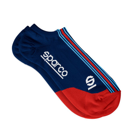 Бельо Чорапи SPARCO MARTINI RACING ICONIC (къси), тъмносин/червен | race-shop.bg