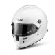 FIA затворена състезателна каска Sparco STEALTH RF, бял