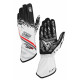 Ръкавици Ръкавици OMP KS-2 ART my2025 (външен шев) бяло/черно/червено | race-shop.bg