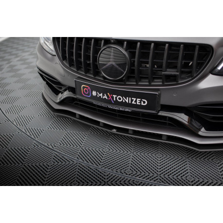 Бодикит и визуални аксесоари MAXTON DESIGN преден сплитер за Mercedes-AMG C63 Sedan / Estate W205 Facelift | race-shop.bg