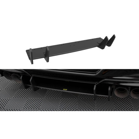 Бодикит и визуални аксесоари Заден дифузьор V3 BMW 1 F40 M-Pack / M135i (Черен-Червен) | race-shop.bg