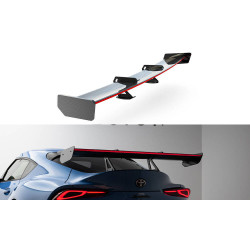 Карбонов спойлер с горно закрепване + LED Toyota Supra Mk5