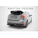 Бодикит и визуални аксесоари MAXTON DESIGN заден дифузьор за Ford Focus ST Mk3 Facelift, черно-червен | race-shop.bg