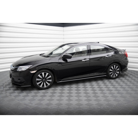 Бодикит и визуални аксесоари MAXTON DESIGN комплект сплитери за Honda Civic Sedan Mk10 | race-shop.bg