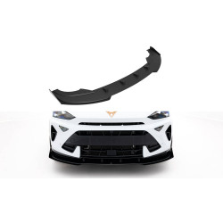 MAXTON DESIGN преден сплитер за Cupra Formentor Mk1 Facelift, черен + гланцови клапи