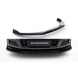 MAXTON DESIGN преден сплитер за Audi S5 / A5 S-Line Coupe / Sportback F5, гланц черен