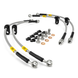 Тефлонови плетени спирачни маркучи HEL Performance за Ford Focus MK3, 12- 2,0 ST 250