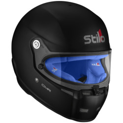 Затворена картинг каска STILO ST5, черен с син интериор
