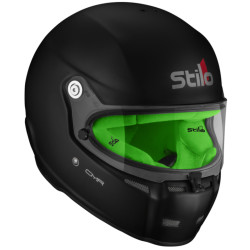 Каска STILO Karting каска ST5 CMR 2016, черна с зелен интериор