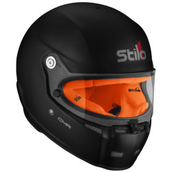 Каска STILO Karting каска ST5 CMR 2016, черна с оранжев интериор