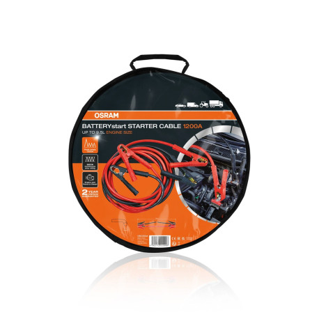 Зарядни за акумулатори Osram СТАРТ кабел 1200A | race-shop.bg
