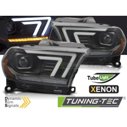 XENON ФАРИ ЧЕРНА ТРUBKA SEQ за DODGE DURANGO 10-13