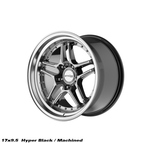 ALU disky STROM STROM DS-05 wheel 17x9.5 5x120 72.6 ET15, Hyper Black / Polished Dish | race-shop.bg