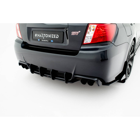 Бодикит и визуални аксесоари Street Pro Заден дифузьор Subaru Impreza WRX STI Mk3 Фейслифт (червен) | race-shop.bg