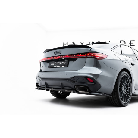 Бодикит и визуални аксесоари Заден сплитер (с вертикални ребра) Audi A5 S-Line Седан / Авант B10 | race-shop.bg