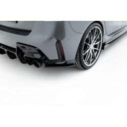 MAXTON DESIGN Street Pro задни странични сплитери за BMW 1 M-Pack F70, черен, V2
