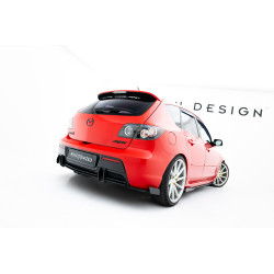 Street Pro Заден дифузьор Mazda 3 MPS Mk1 EU версия (черно-червен)