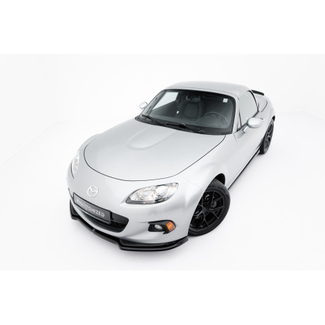 Бодикит и визуални аксесоари MAXTON DESIGN преден сплитер за Mazda MX-5 Mk3 (NC) Facelift, гланц черен | race-shop.bg