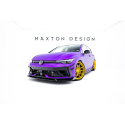 Преден сплитер V.3 + флапс Volkswagen Golf R Mk8 Facelift