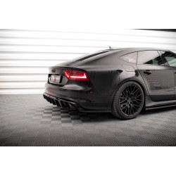 MAXTON DESIGN задни странични сплитери за Audi A7 S-Line C7, гланц черен