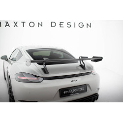 MAXTON DESIGN карбоново крило с горен swan монтаж за Porsche 718 Cayman 982c, V2