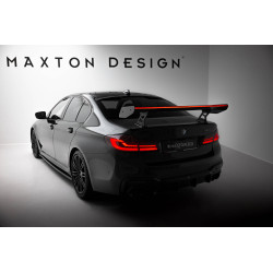 MAXTON design Карбоново крило с вътрешни стойки + LED за BMW 5 / M5 Sedan G30 / F90
