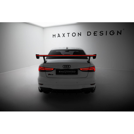 Бодикит и визуални аксесоари Карбонов спойлер + LED за Audi A3 / A3 S-Line / S3 / RS3 Sedan 8V / 8V Facelift | race-shop.bg
