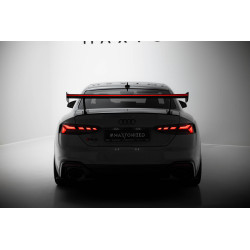 Карбон спойлер с външни пружини V1 + LED Audi A5 / A5 S-Line / S5 / RS5 Coupe F5 / F5 Facelift
