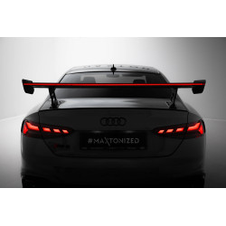 Карбоноен спойлер с външни стойки V2 + LED Audi A5 / A5 S-Line / S5 / RS5 Coupe F5 / F5 Facelift