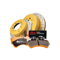 DBA Brake Kit 4000 Series T3 Slotted & Xtreme Performance Brake Pads DBA42736XS-1482XP