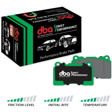 Спирачни дискове и накладки DBA DBA Brake Pads Street Performance, Rear Axle DB8850SP | race-shop.bg